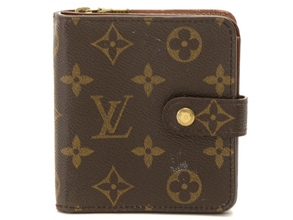 LOUIS VUITTON Compact Zip Wallet Monogram